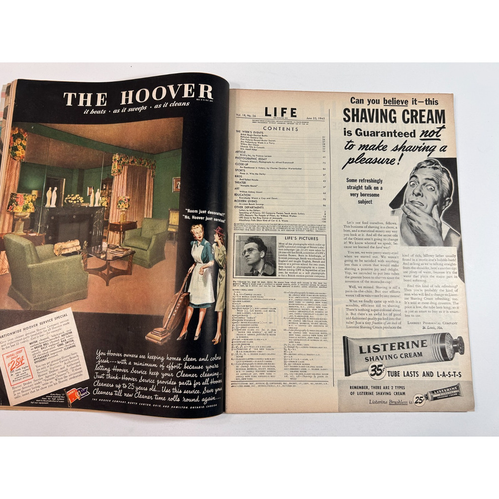 LIFE Magazine June 25 1945 Graduation Issue WWII Era Education Vintage - Picture 3 of 5